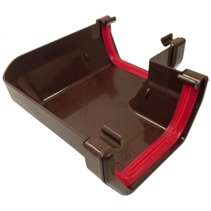 Freeflow 114mm Square Plastic Guttering Angle - Trusted Building Supplies
