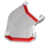 Freeflow 114mm Square Plastic Guttering Angle - Trusted Building Supplies