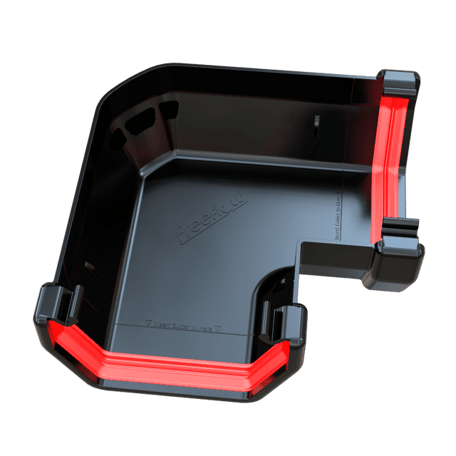 Freeflow 114mm Square Plastic Guttering Angle - Trusted Building Supplies