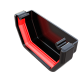 Freeflow 114mm Square Plastic Guttering External Stopend - Trusted Building Supplies