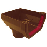 Freeflow 114mm Square Plastic Guttering Stopend Outlet - Trusted Building Supplies
