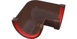 Freeflow 116mm Deep Half Round Plastic Guttering Angle - Trusted Building Supplies