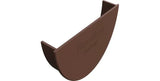 Freeflow 116mm Deep Half Round Plastic Guttering Internal Stopend - Trusted Building Supplies