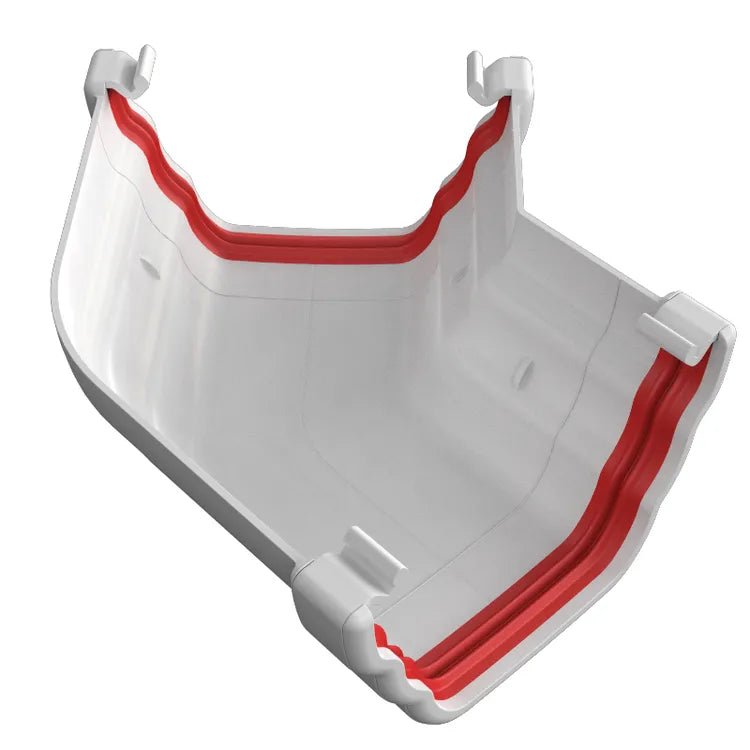 Freeflow 135mm Ogee Plastic Guttering Angle - Trusted Building Supplies