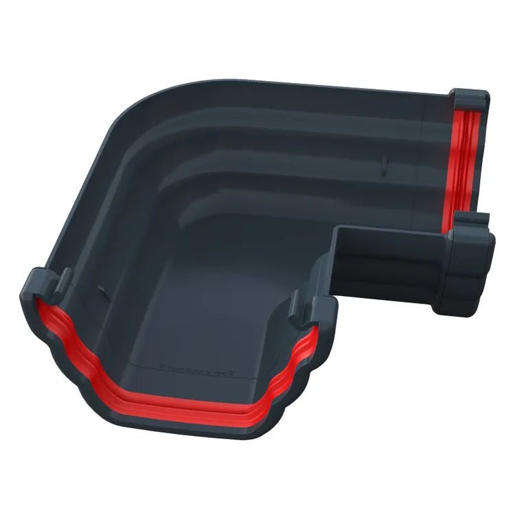 Freeflow 135mm Ogee Plastic Guttering Angle - Trusted Building Supplies