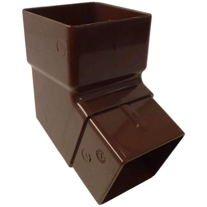 Freeflow 65mm Square Plastic Downpipe Offset Bend - Trusted Building Supplies