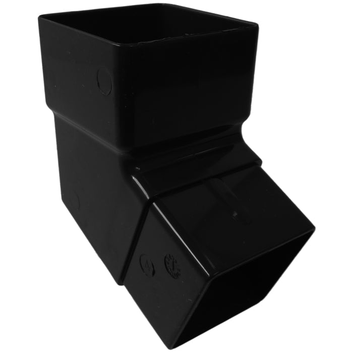 Freeflow 65mm Square Plastic Downpipe Offset Bend - Trusted Building Supplies