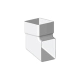 Freeflow 65mm Square Plastic Downpipe Shoe - Trusted Building Supplies