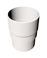 Freeflow 68mm Round Plastic Downpipe Pipe Socket - Trusted Building Supplies
