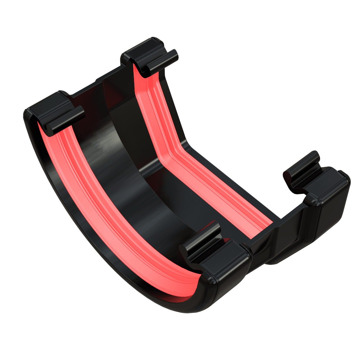 Freeflow Square To Round Plastic Guttering Adaptor - Trusted Building Supplies