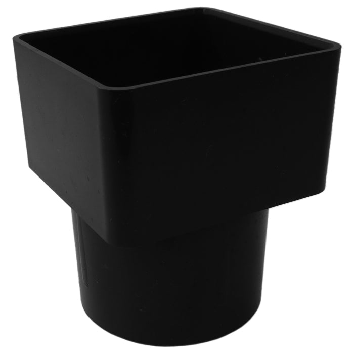 Freeflow Square to Round Plastic Pipe Adaptor - Trusted Building Supplies