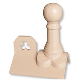 GRC 450mm Bishop Ball Club Crested Angle Ridge Finial - Trusted Building Supplies