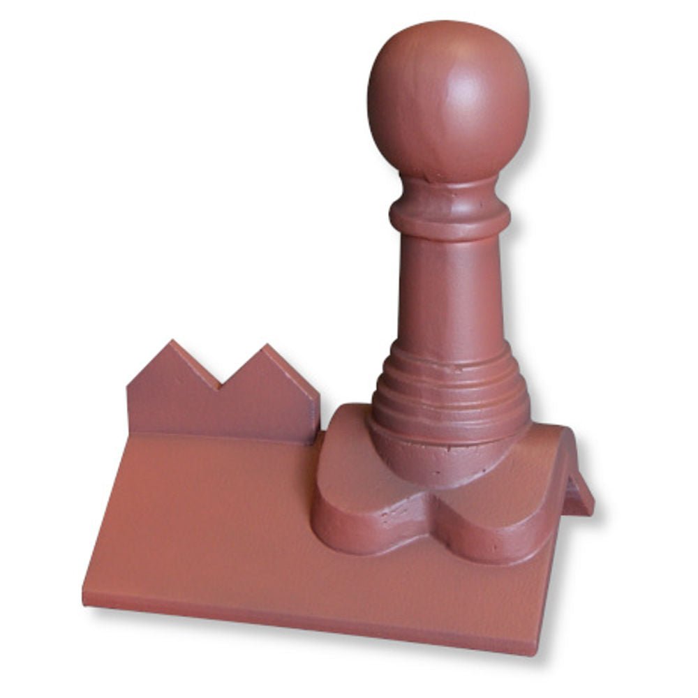 GRC 450mm Bishop Ball Cocks Comb Angle Ridge Finial - Trusted Building Supplies