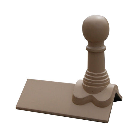 GRC 450mm Bishop Ball Plain Angle Ridge Finial - Trusted Building Supplies