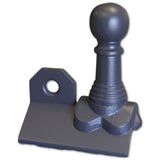 GRC 450mm Bishop Ball Three Hole Crested Angle Ridge Finial - Trusted Building Supplies