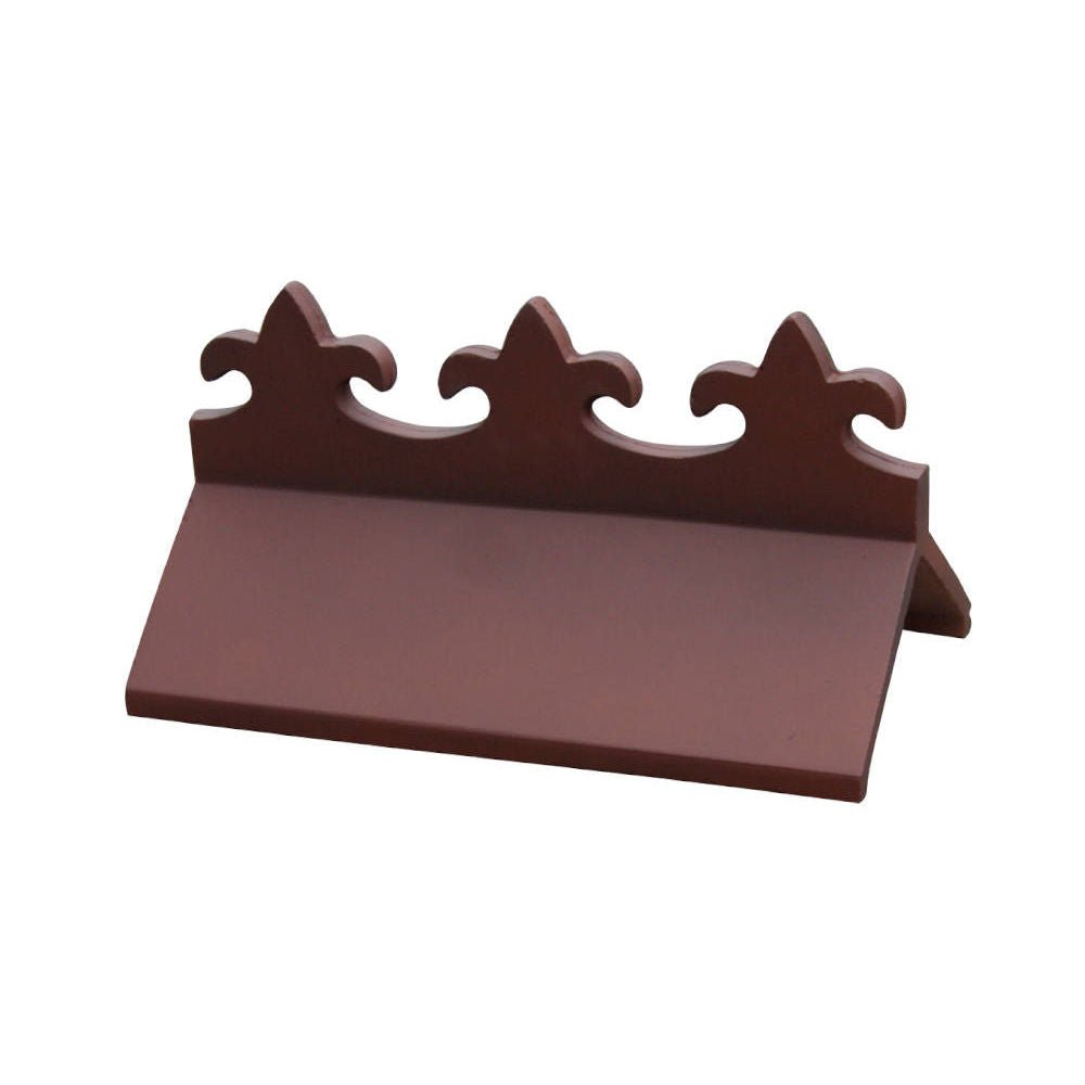 GRC 450mm Fleur - de - lys Angle Ridge Tile - Trusted Building Supplies