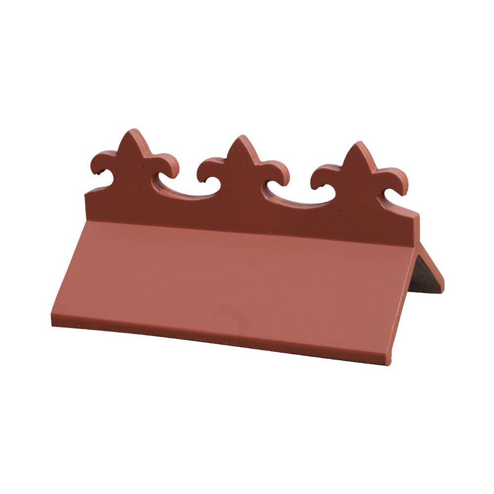 GRC 450mm Fleur - de - lys Angle Ridge Tile - Trusted Building Supplies