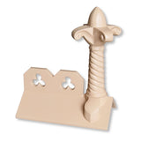 GRC 450mm Fleur - de - lys Club Crested Angle Ridge Finial - Trusted Building Supplies