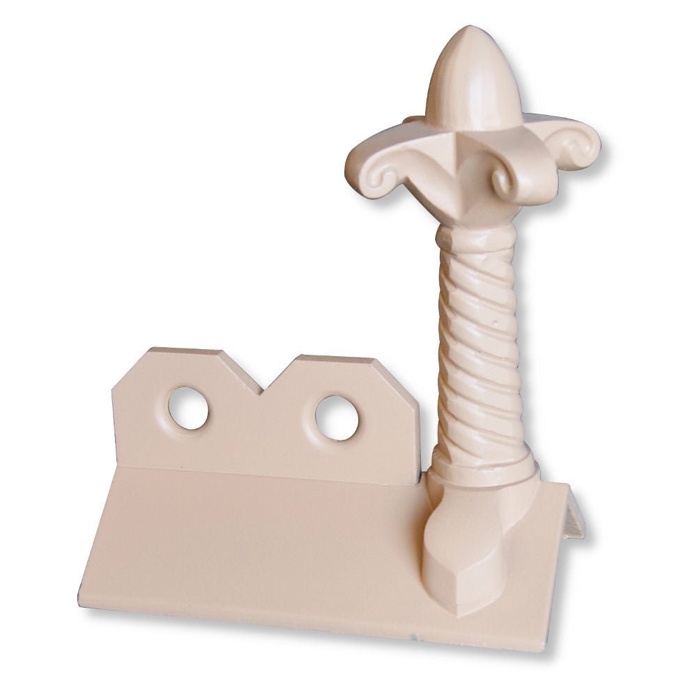 GRC 450mm Fleur - de - lys Three Hole Crested Angle Ridge Finial - Trusted Building Supplies