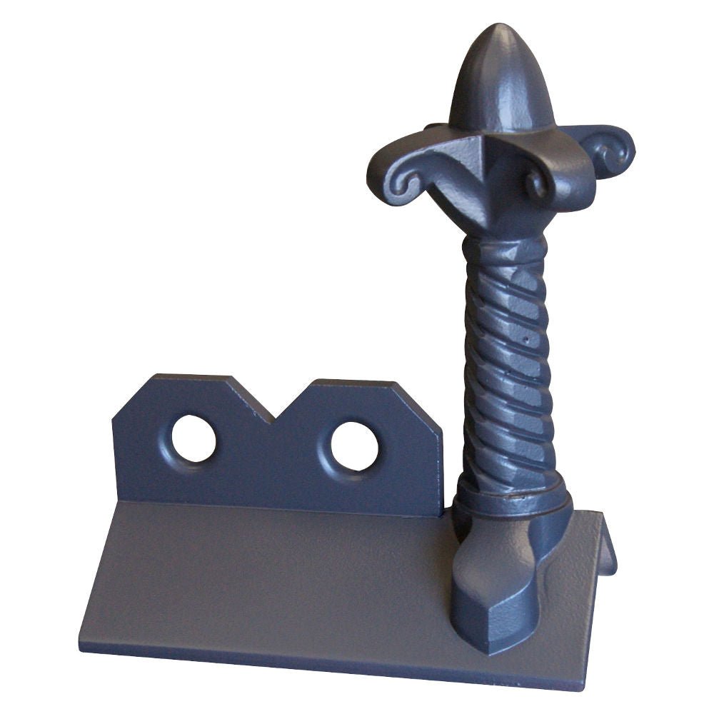 GRC 450mm Fleur - de - lys Three Hole Crested Angle Ridge Finial - Trusted Building Supplies