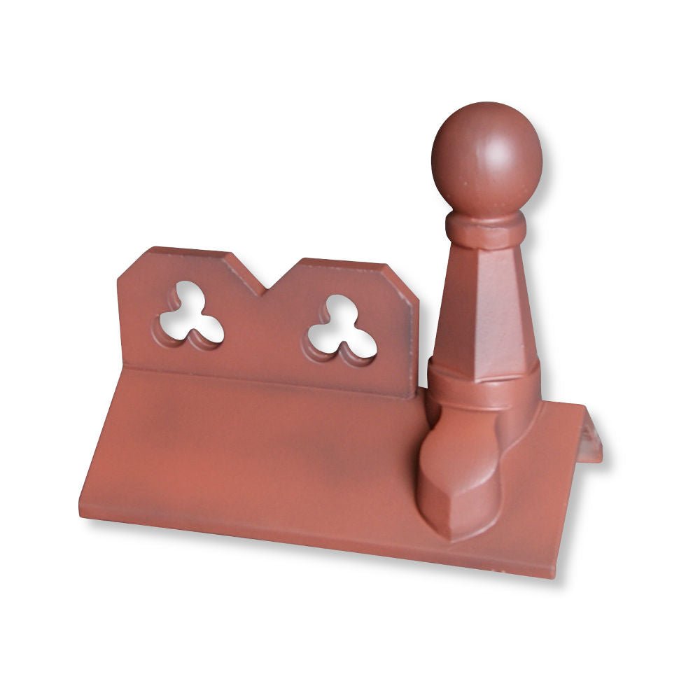 GRC 450mm Pawn Ball Club Crested Angle Ridge Finial - Trusted Building Supplies