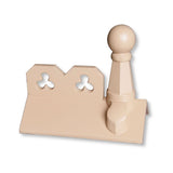 GRC 450mm Pawn Ball Club Crested Angle Ridge Finial - Trusted Building Supplies