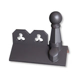 GRC 450mm Pawn Ball Club Crested Angle Ridge Finial - Trusted Building Supplies