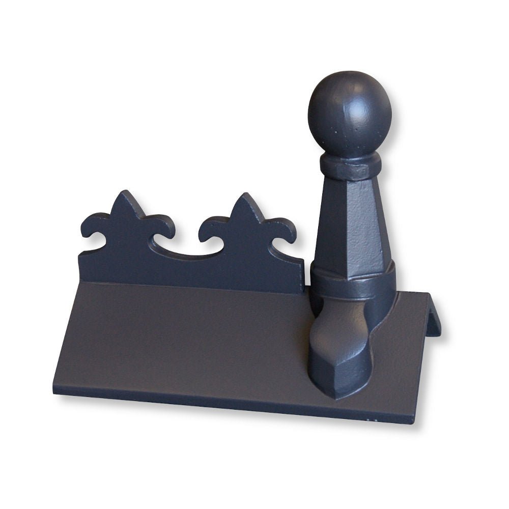 GRC 450mm Pawn Ball Fleur - de - lys Angle Ridge Finial - Trusted Building Supplies