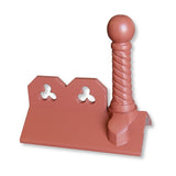 GRC 450mm Scroll Club Crested Angle Ridge Finial - Trusted Building Supplies