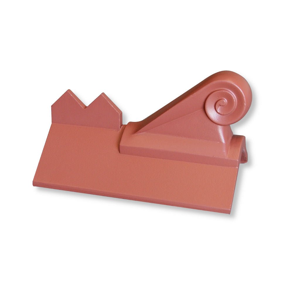 GRC 450mm Scroll Cocks Comb Angle Ridge Finial - Trusted Building Supplies