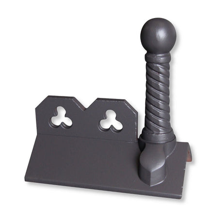 GRC 450mm Spiral Ball Club Crested Angle Ridge Finial - Trusted Building Supplies