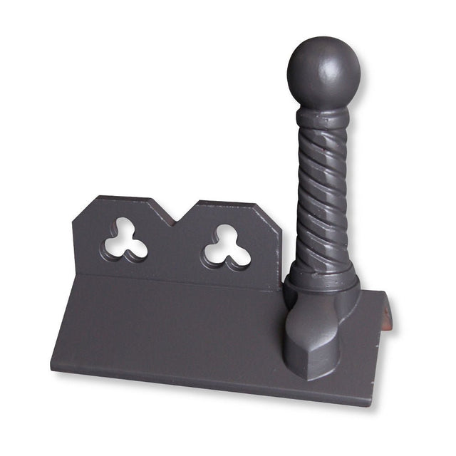 GRC 450mm Spiral Ball Club Crested Angle Ridge Finial - Trusted Building Supplies