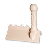 GRC 450mm Spiral Ball Cocks Comb Angle Ridge Finial - Trusted Building Supplies