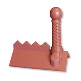 GRC 450mm Spiral Ball Cocks Comb Angle Ridge Finial - Trusted Building Supplies