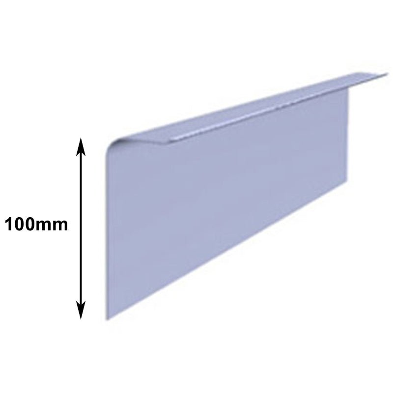 Half C100 Fibreglass Roofing GRP Simulated Lead Flashing Trim - Trusted Building Supplies