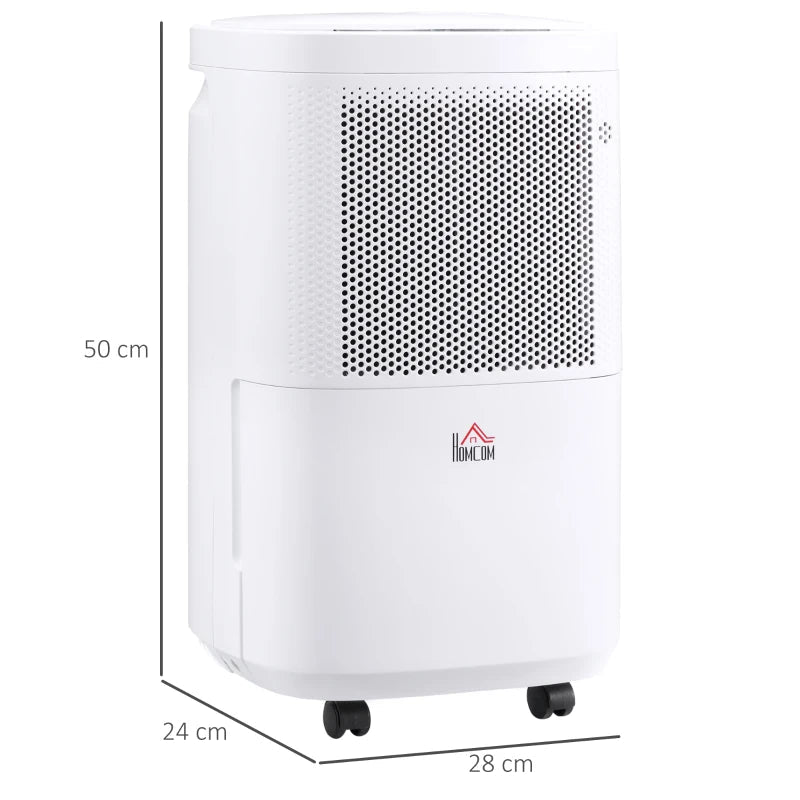 HOMCOM 10L WiFi Dehumidifier with 2.2L Tank - Trusted Building Supplies