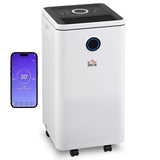 HOMCOM 10L WiFi Dehumidifier with 2.5L Tank - Trusted Building Supplies