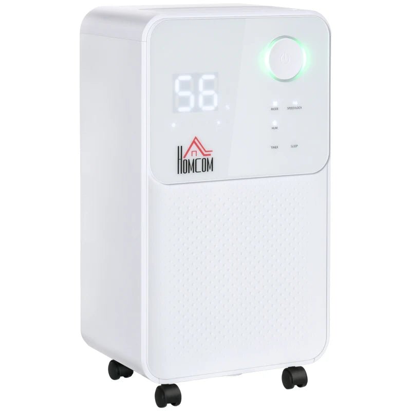 HOMCOM 12L Dehumidifier with 4 Modes and 2L Tank - Trusted Building Supplies