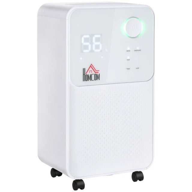 HOMCOM 12L Dehumidifier with 4 Modes and 2L Tank - Trusted Building Supplies