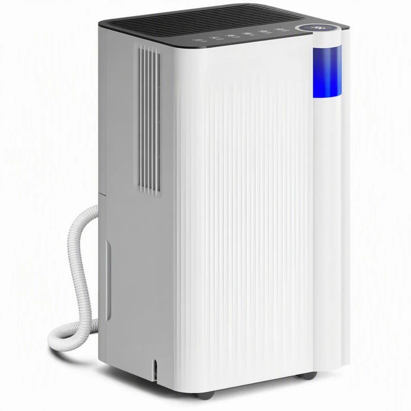 HOMCOM 12L Dehumidifier with Drain Hose and 2L Tank - Trusted Building Supplies