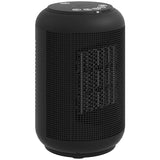 HOMCOM 1500W Portable Ceramic Desk Heater - Black - Trusted Building Supplies