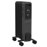 HOMCOM 1500W Portable Oil Filled Radiator - 7 Fin - Trusted Building Supplies