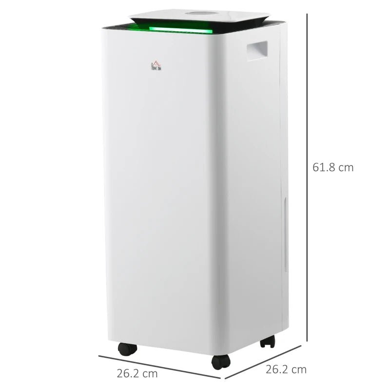 HOMCOM 16L Dehumidifier with Air Filter and 3.5L Tank - Trusted Building Supplies