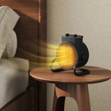 HOMCOM 2000W Portable Ceramic Fan Heater - Black - Trusted Building Supplies
