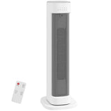 HOMCOM 2000W Portable Ceramic Tower Heater with 15-Hour Timer - Trusted Building Supplies