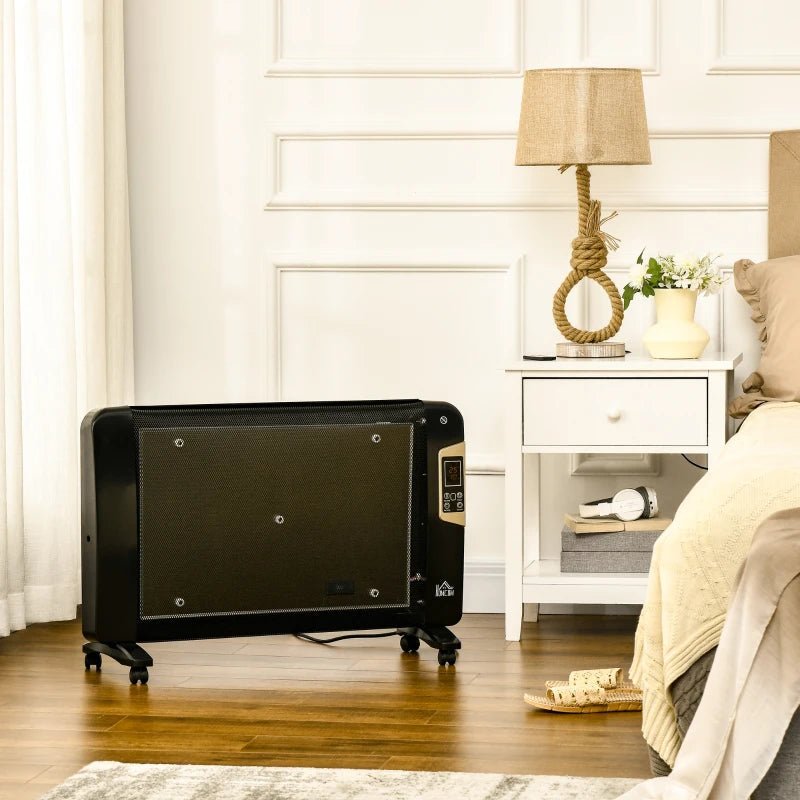 HOMCOM 2000W Portable Mica Heater with Remote - Trusted Building Supplies