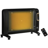 HOMCOM 2000W Portable Mica Heater with Remote - Trusted Building Supplies