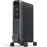 HOMCOM 2000W Portable Oil Filled Radiator - 9 Fin - Trusted Building Supplies