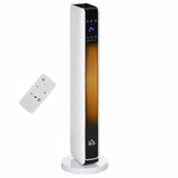 HOMCOM 2200W Portable Tower Heater with 8-Hour Timer - Trusted Building Supplies