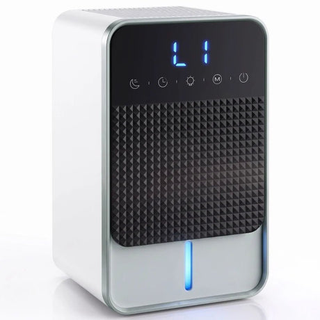 HOMCOM 400ml Compact Dehumidifier with 1.2L Tank - Trusted Building Supplies